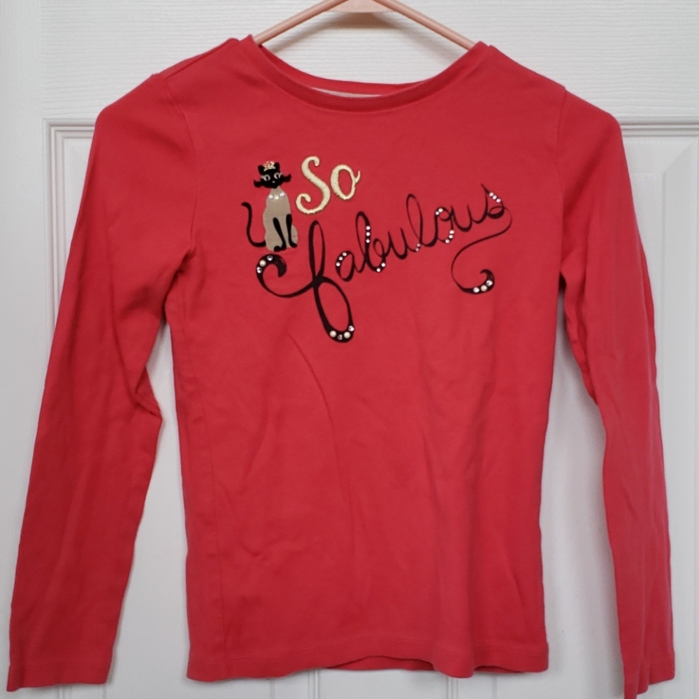 A Bundle of 7 Girl's Long Sleeve Shirts age 8-12